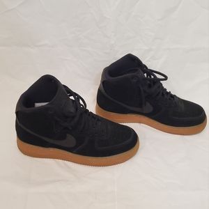 Nike Air Force 1 High Women's Suede/Gum Bottom No Straps